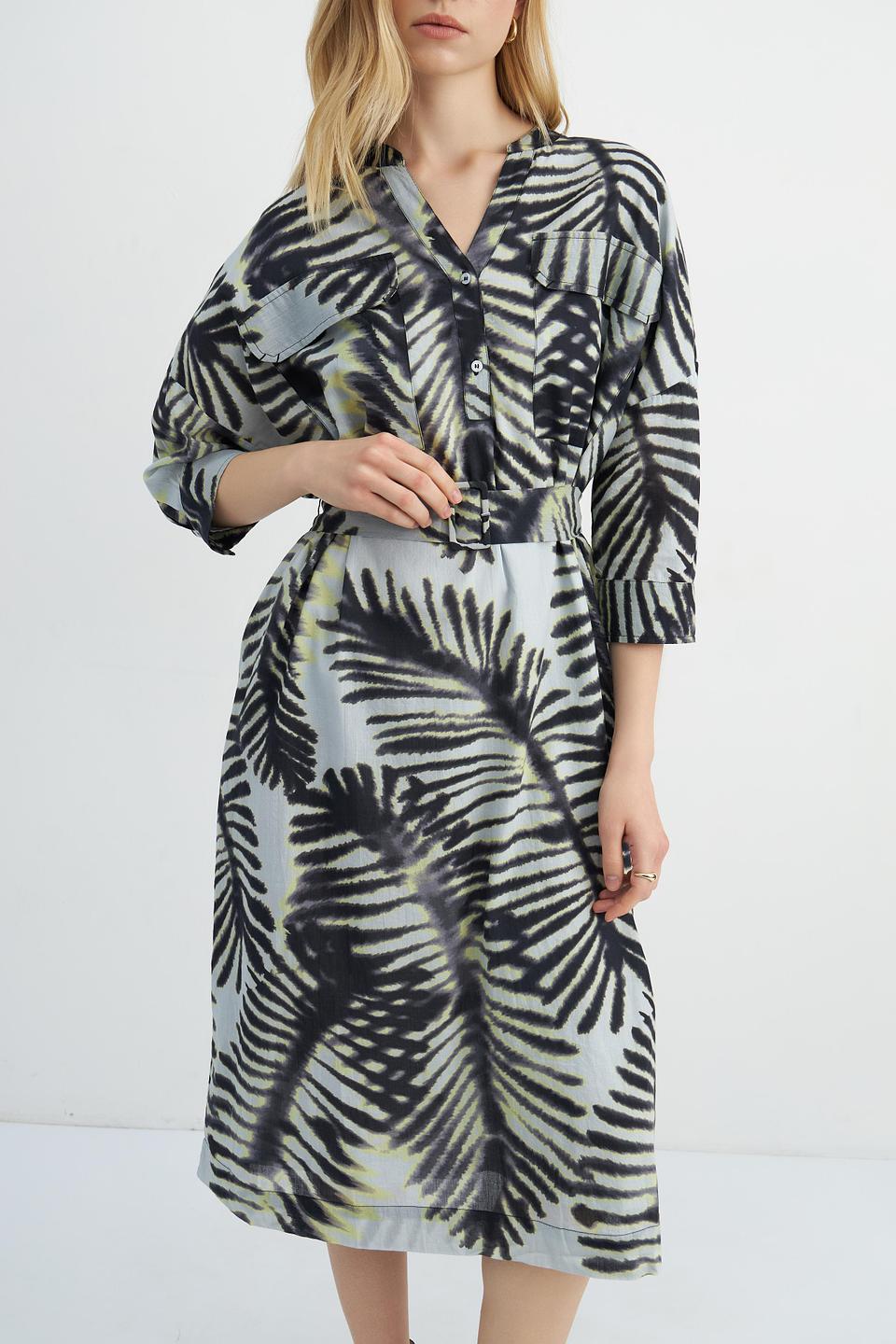 Платье Catnoir с принтом "Пальмы"