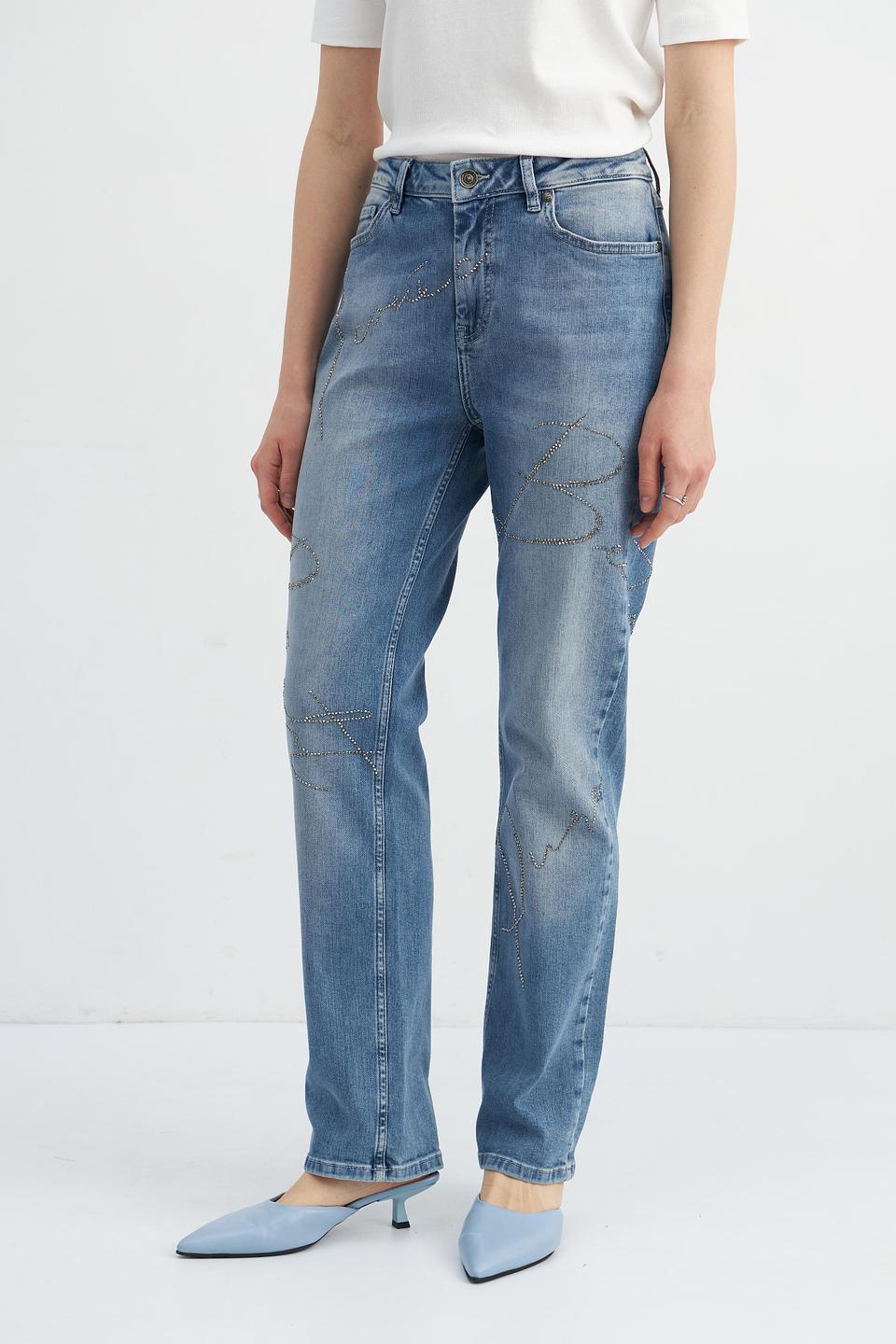 Джинсы Monari с вышивкой
