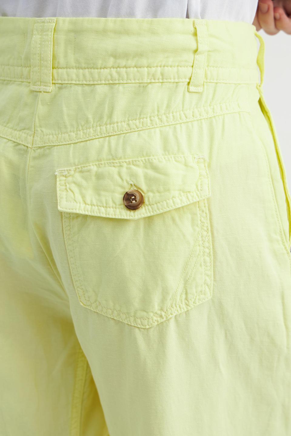 Брюки Catnoir широкие лайм