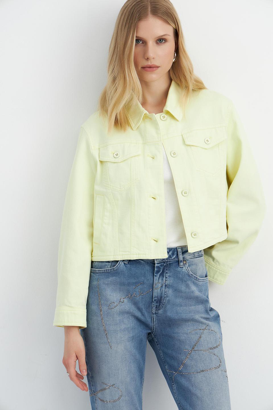 Жакет Marc Cain светло-жёлтый