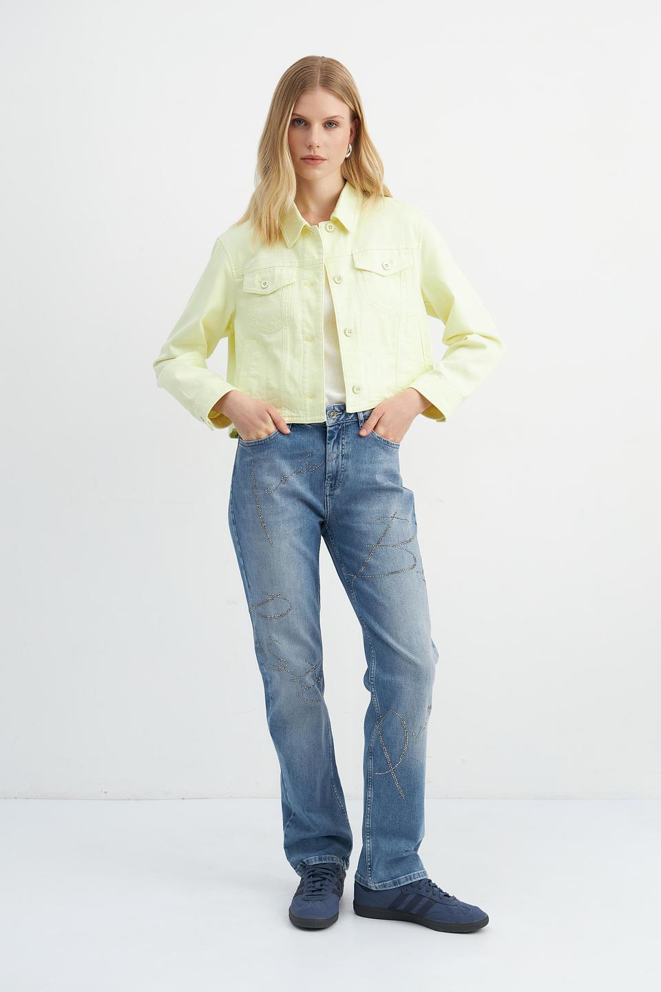 Жакет Marc Cain светло-жёлтый