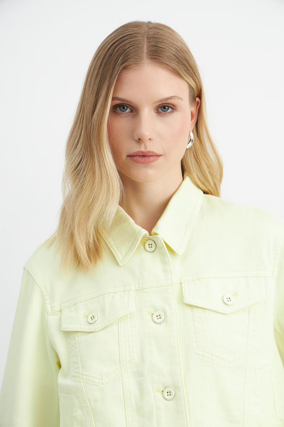 Жакет Marc Cain светло-жёлтый