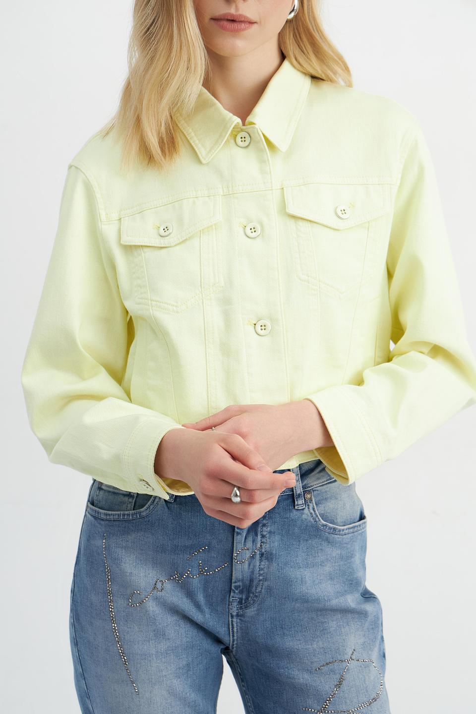 Жакет Marc Cain светло-жёлтый