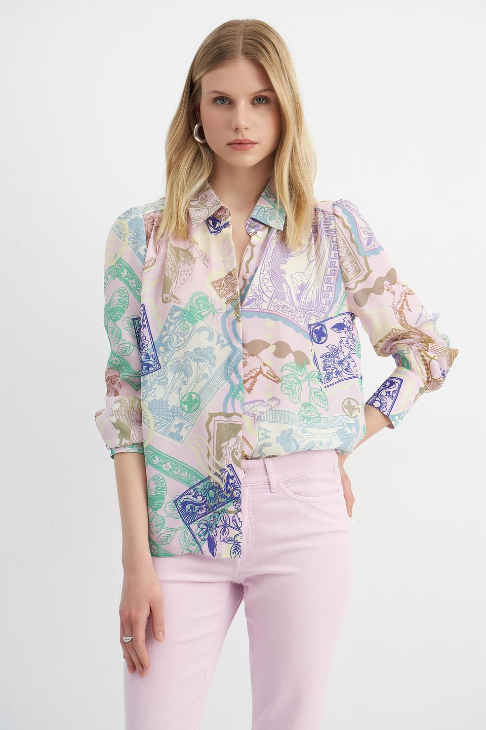 Блуза Marc Cain с принтом