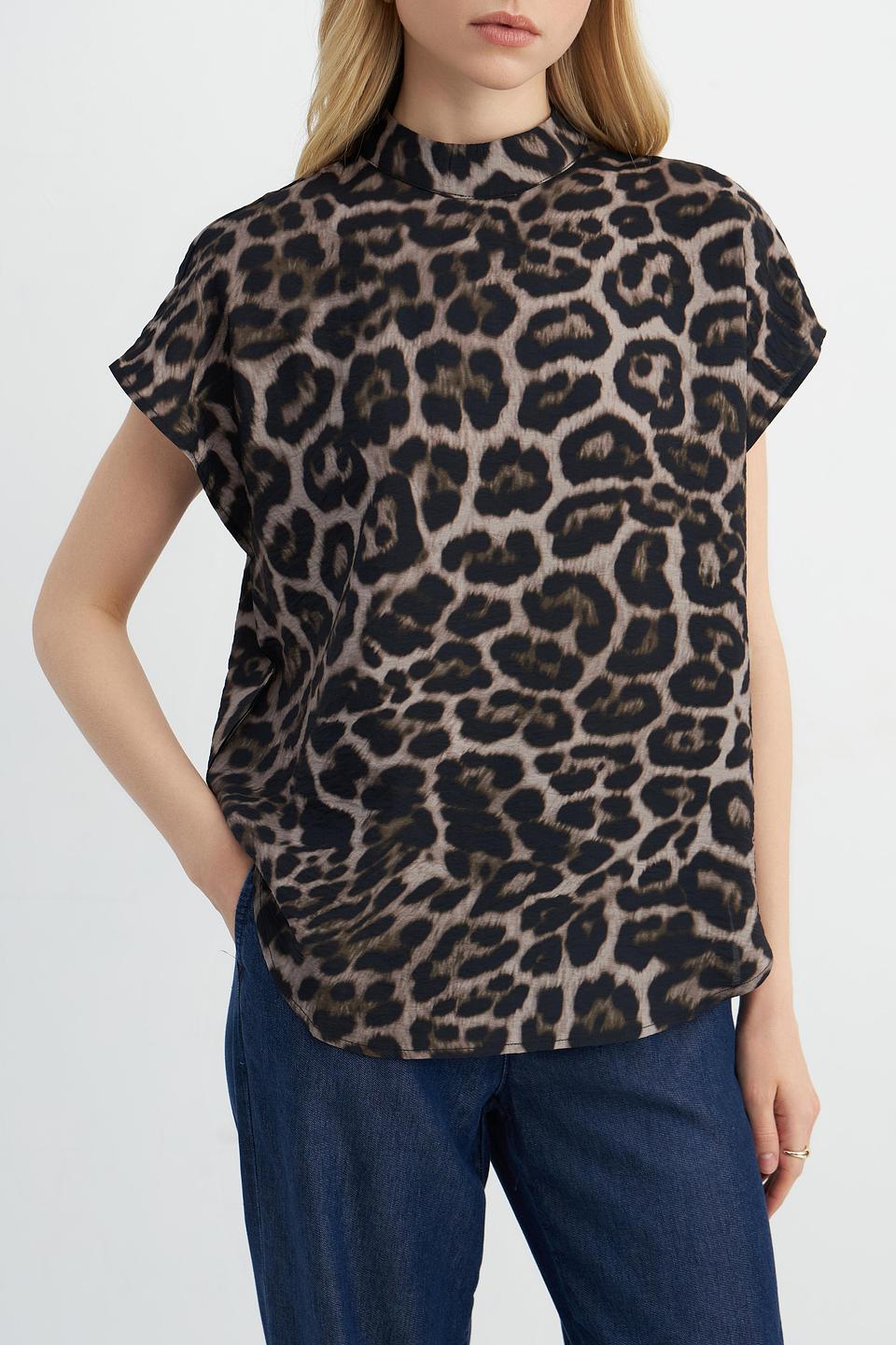 Блуза Catnoir с леопардовым принтом