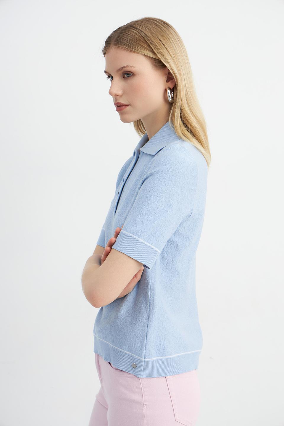 Поло Marc Cain голубое