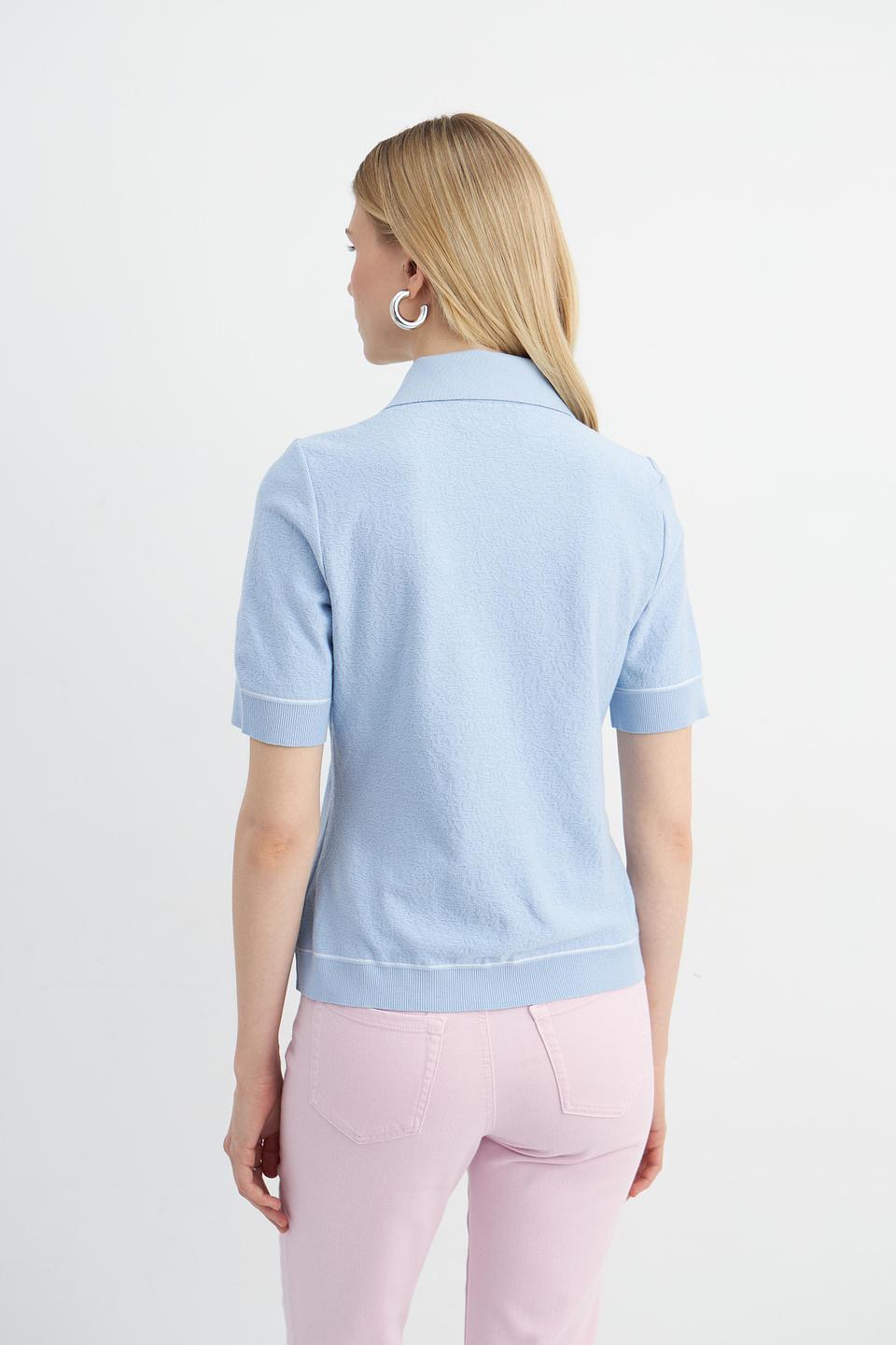 Поло Marc Cain голубое
