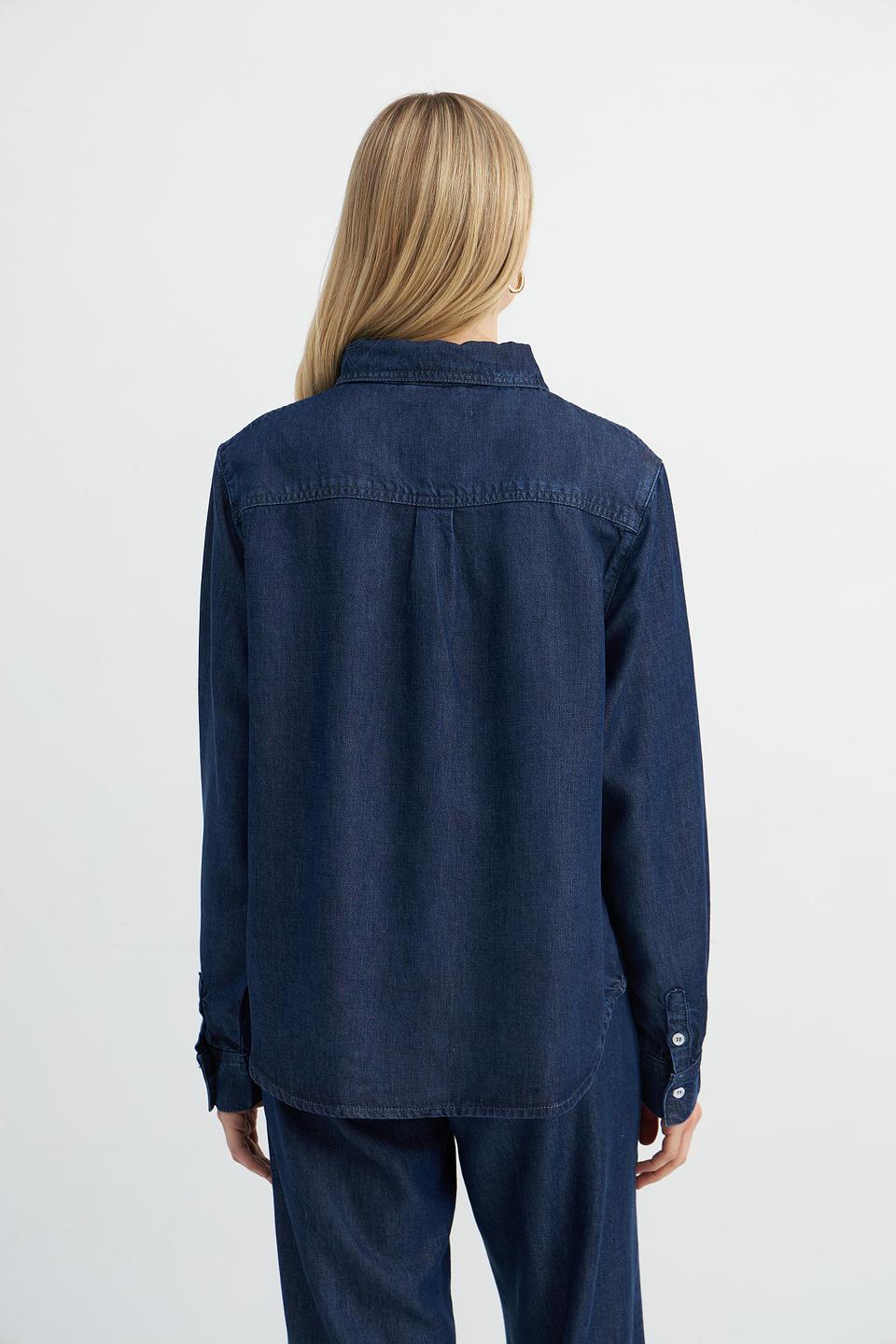 Блуза Angels джинсовая с вышивкой