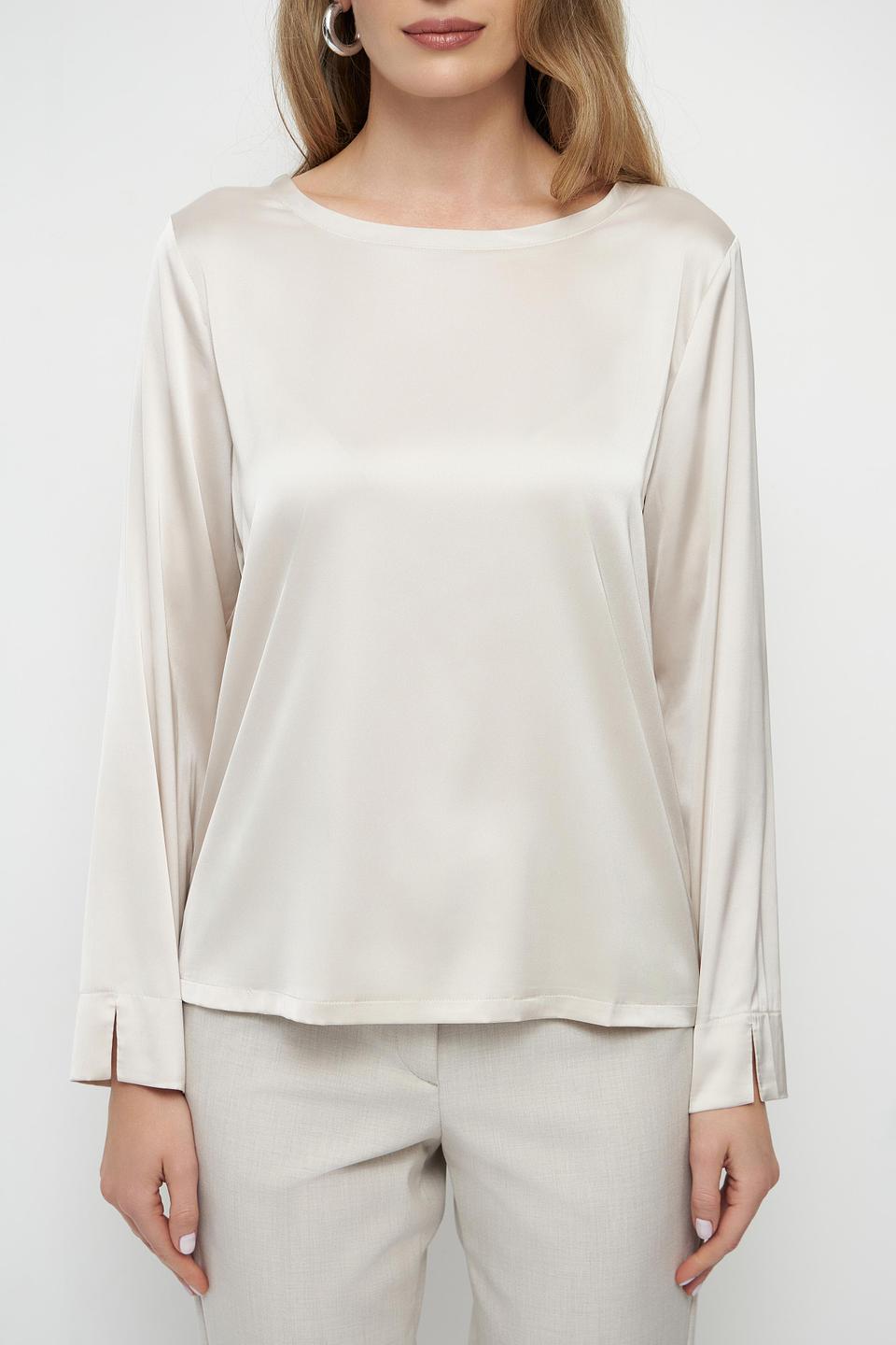 Блуза Betty Barclay бежевая с длинным рукавом