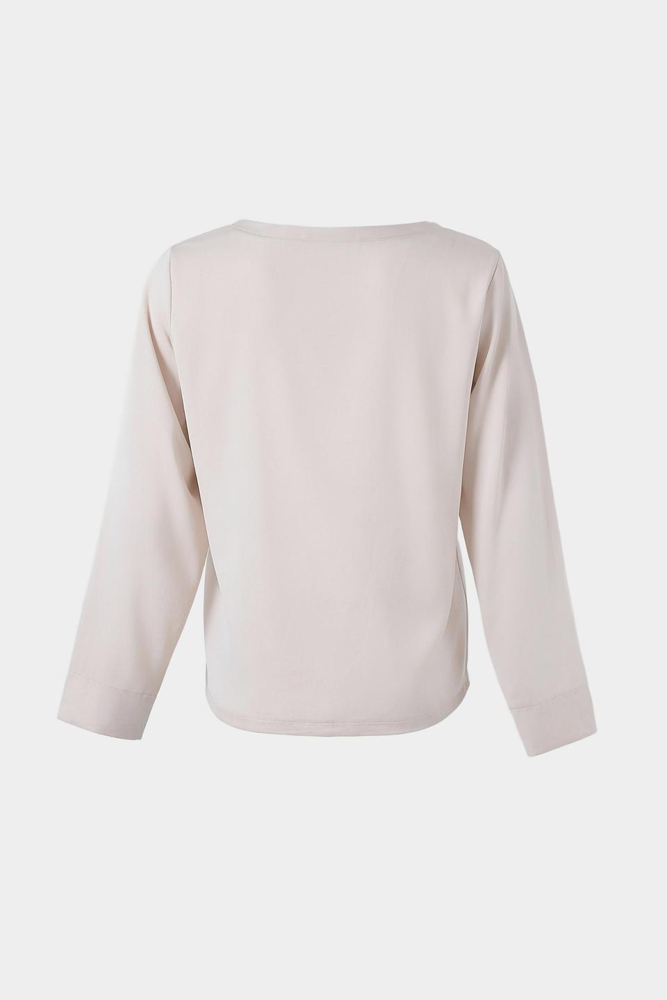 Блуза Betty Barclay бежевая с длинным рукавом