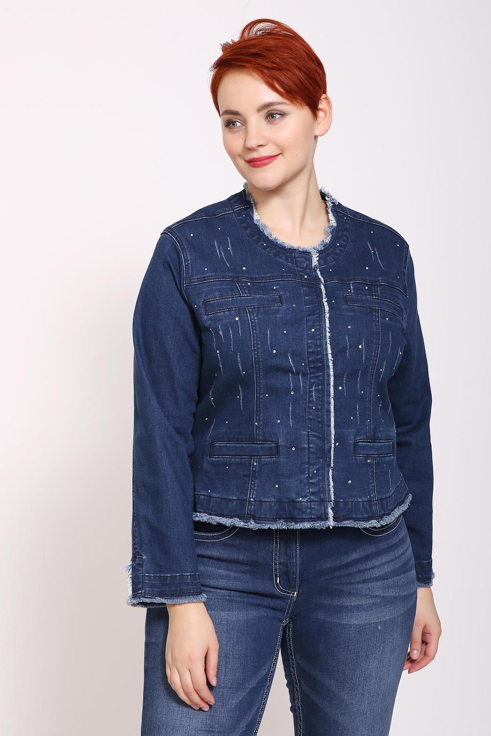 Жакет Pezzo джинсовый с вышивкой