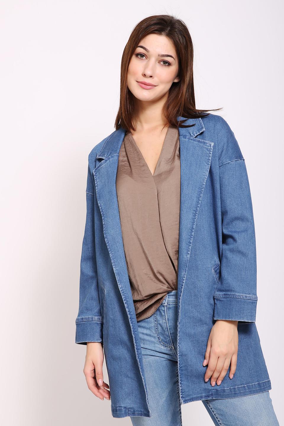 Жакет Pezzo джинсовый синий