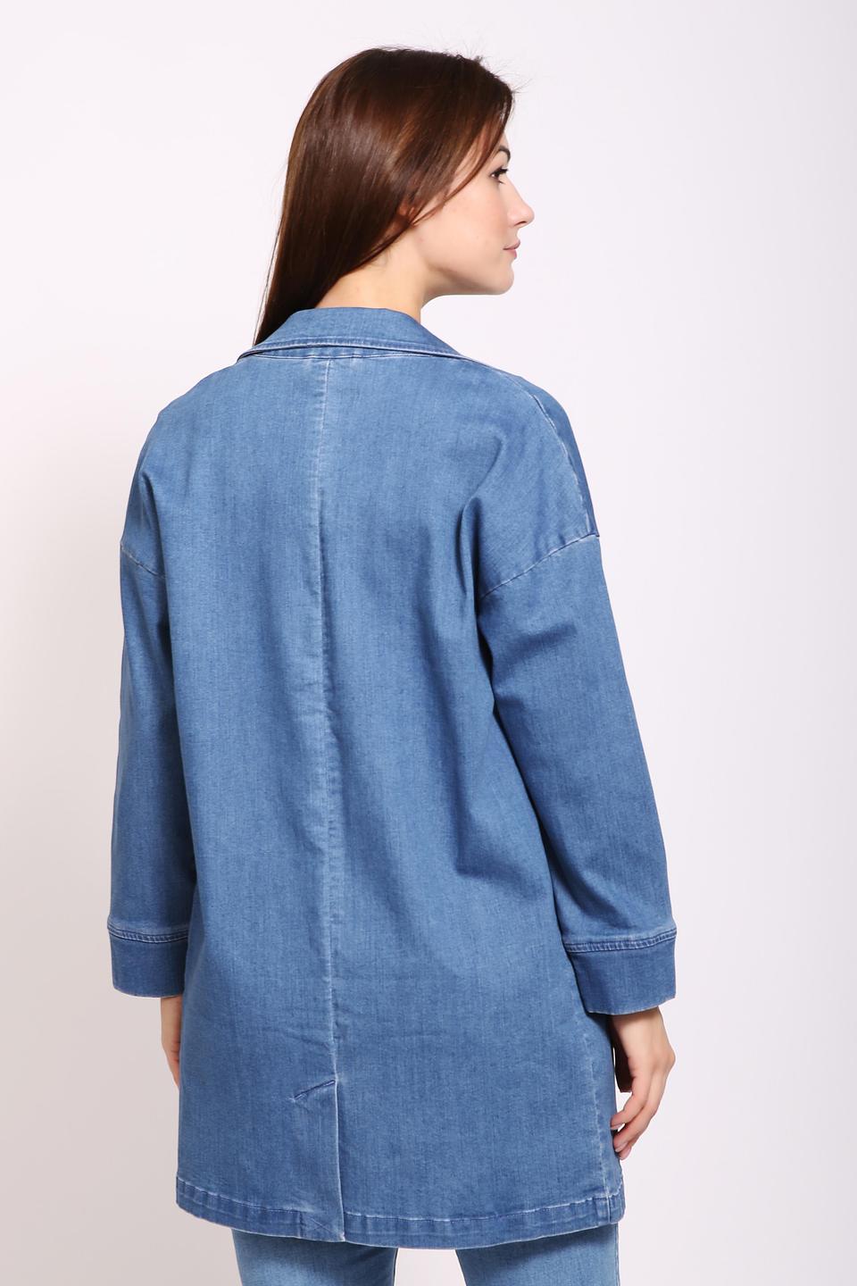 Жакет Pezzo джинсовый синий