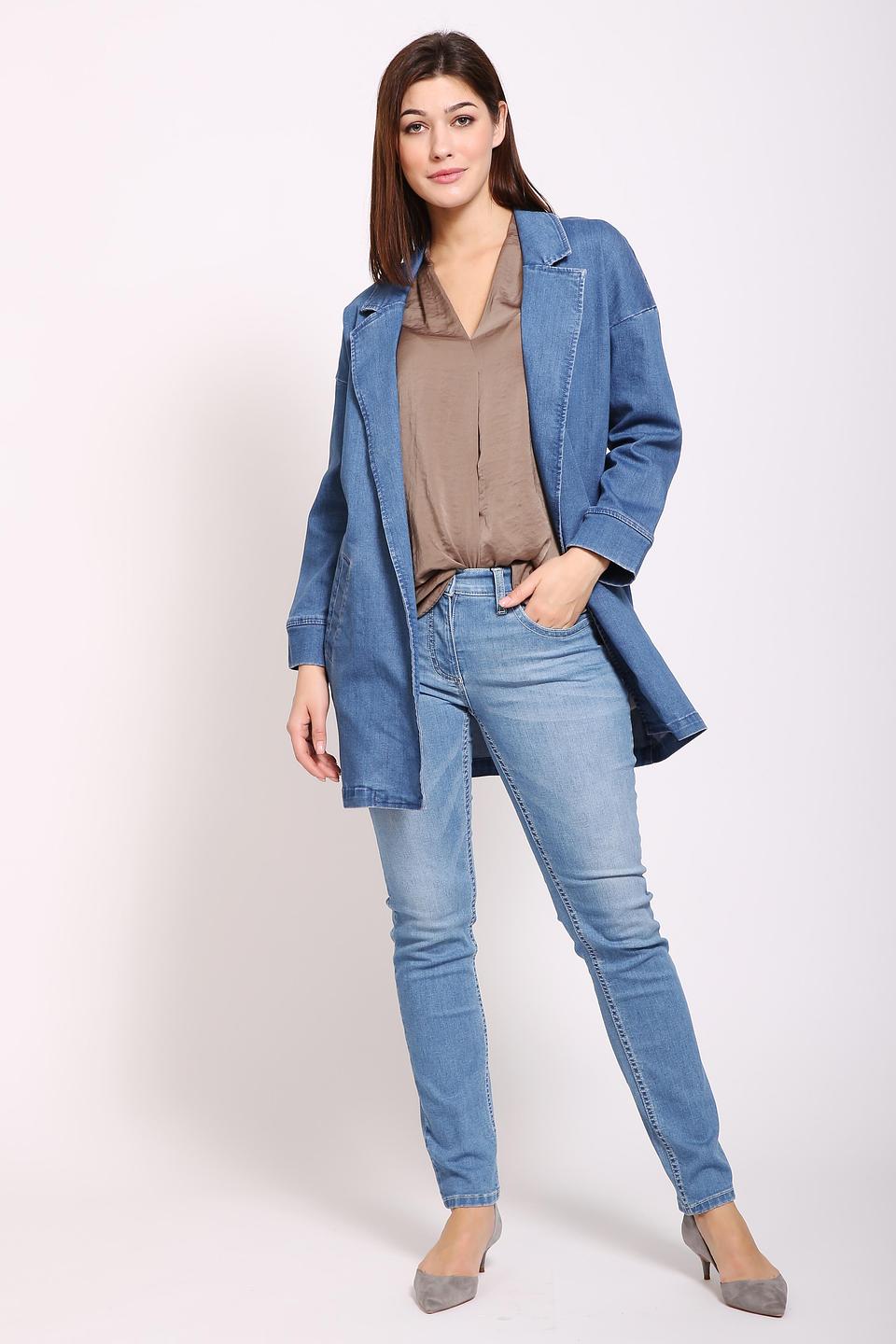 Жакет Pezzo джинсовый синий