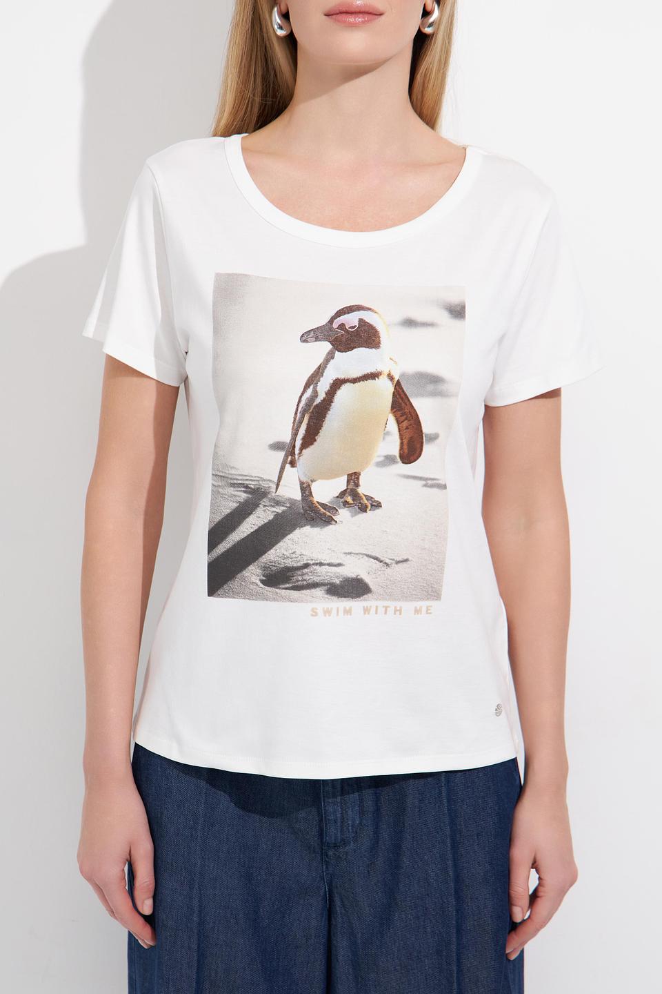Футболка Monari с принтом пингвина