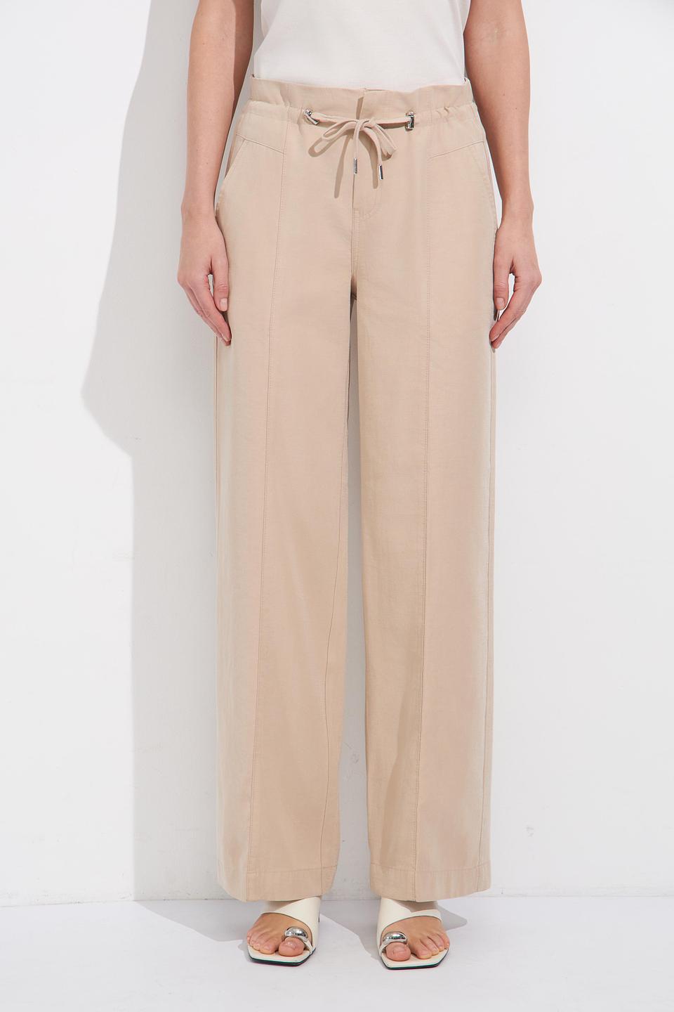 Брюки Monari бежевые с завязками