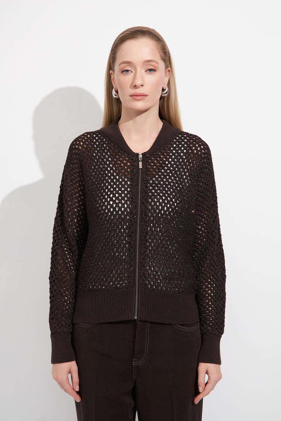Жакет Monari с пайетками чёрный