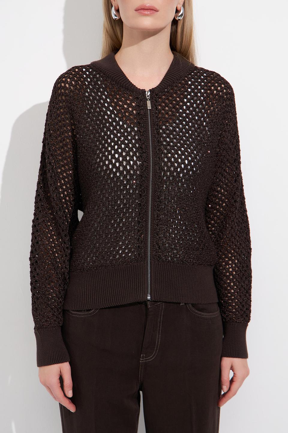 Жакет Monari с пайетками чёрный