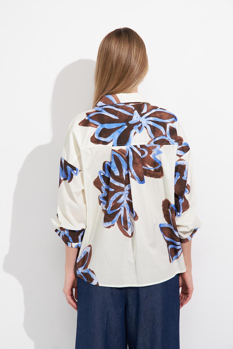 Блуза Lecomte с цветочным принтом