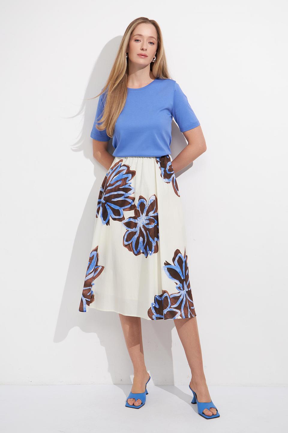 Юбка Lecomte с цветочным принтом