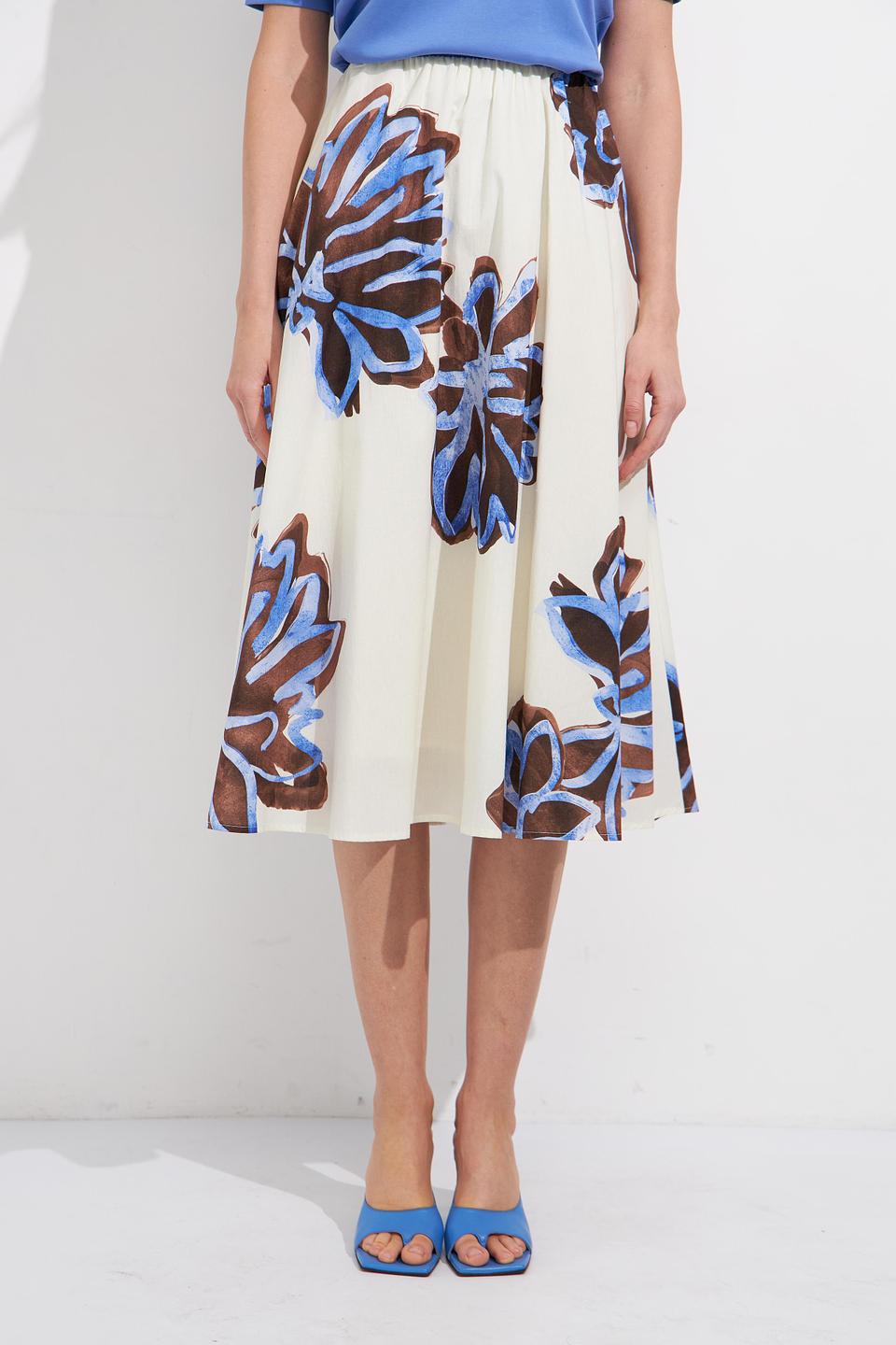 Юбка Lecomte с цветочным принтом