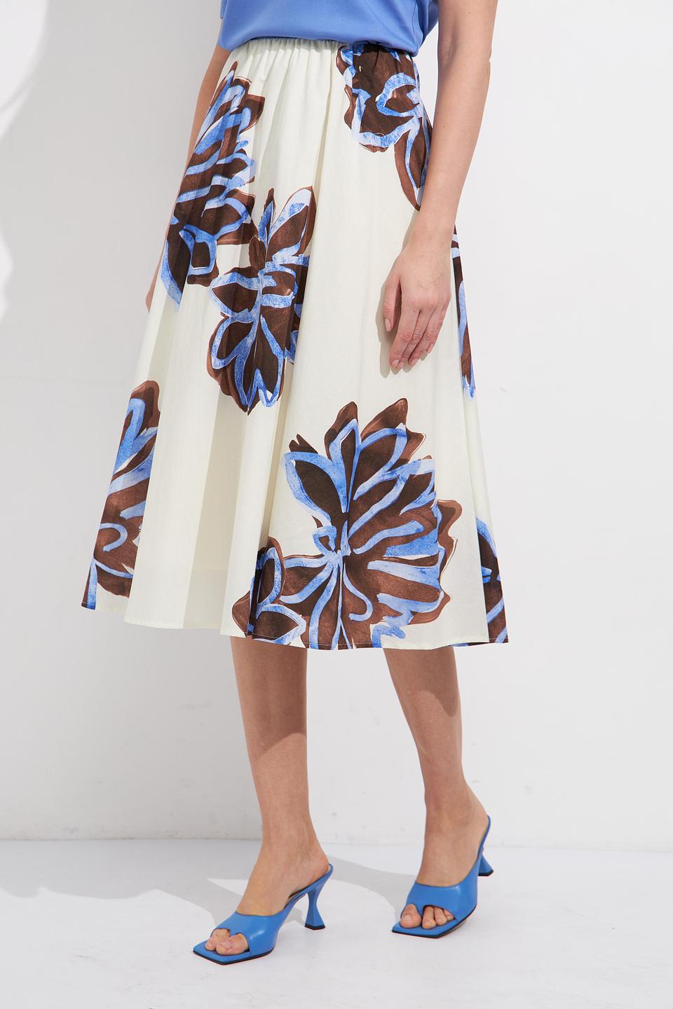 Юбка Lecomte с цветочным принтом