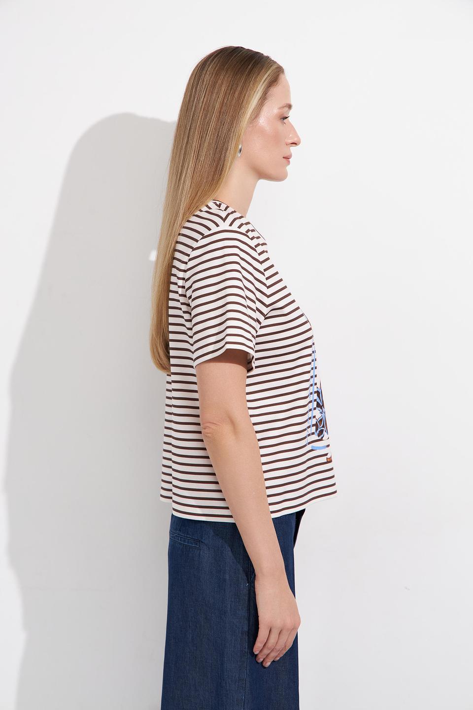 Футболка Lecomte с принтом