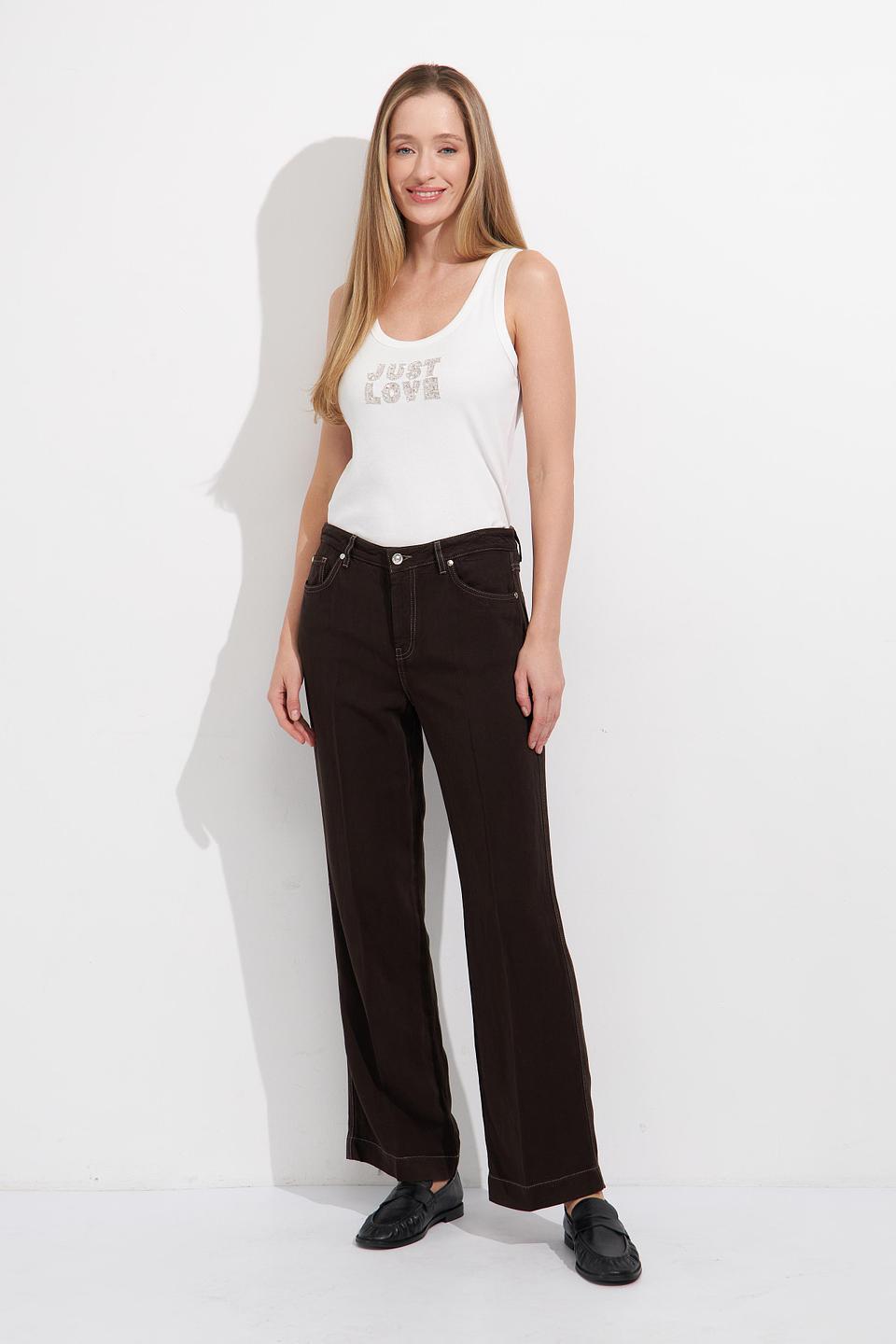 Топ Monari с принтом "Just Love"