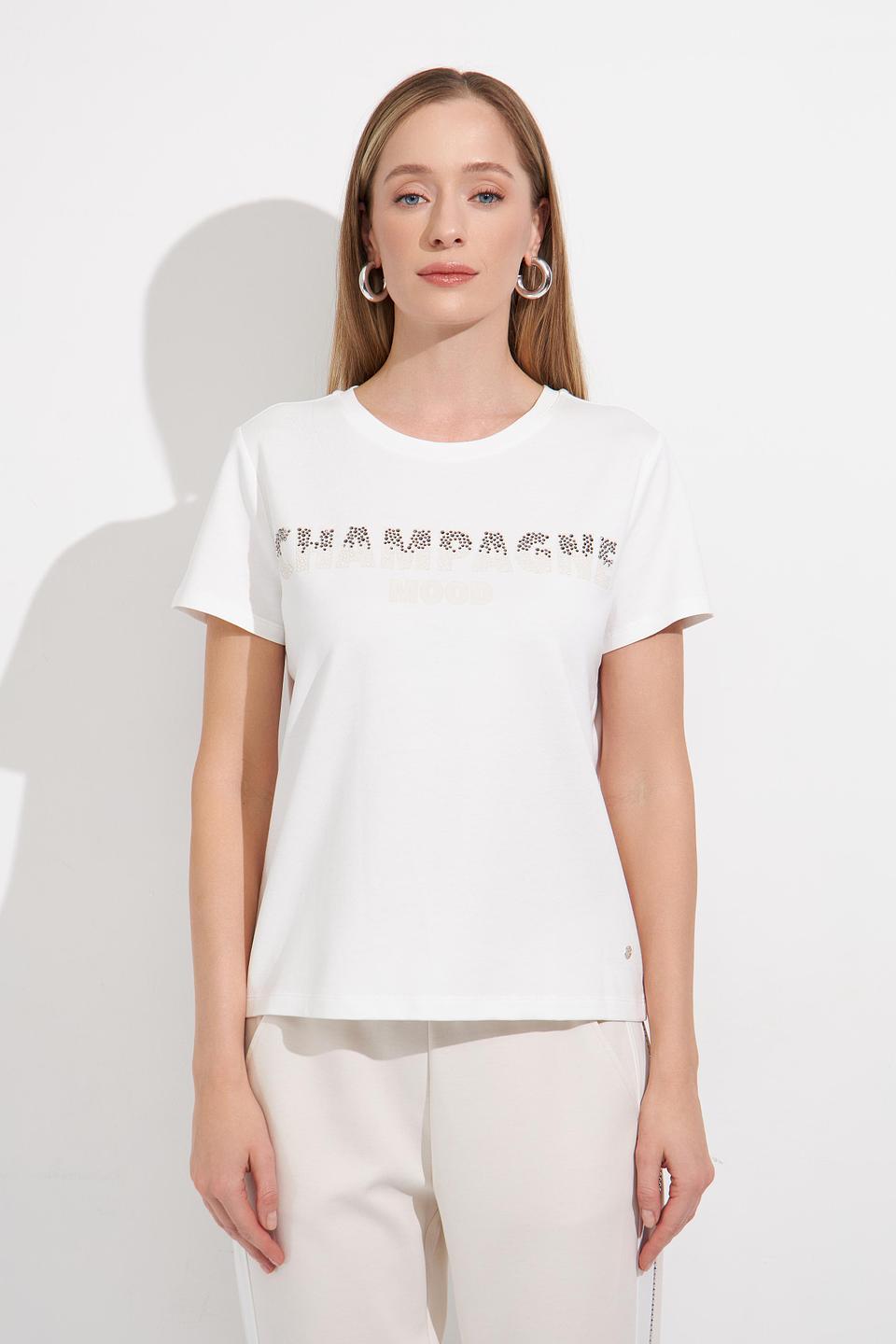 Футболка Monari с кристаллами