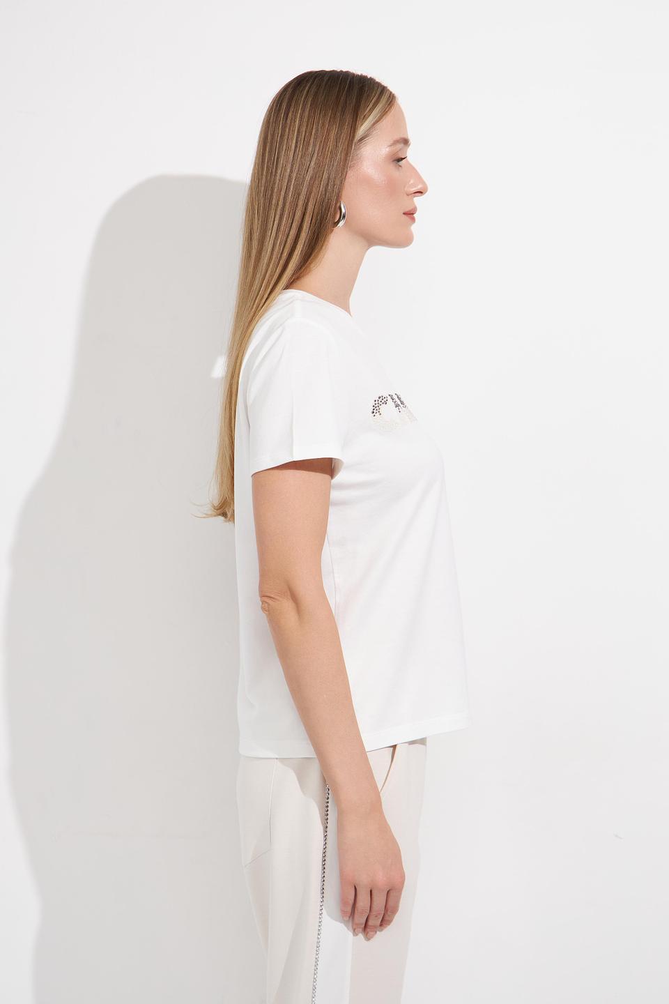 Футболка Monari с кристаллами