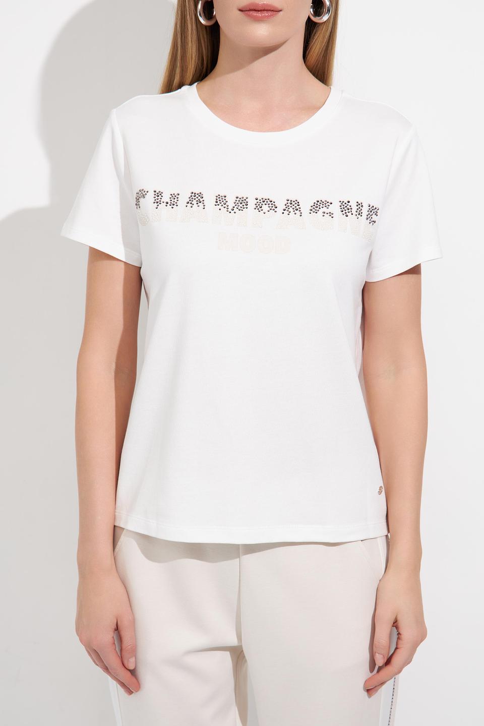 Футболка Monari с кристаллами