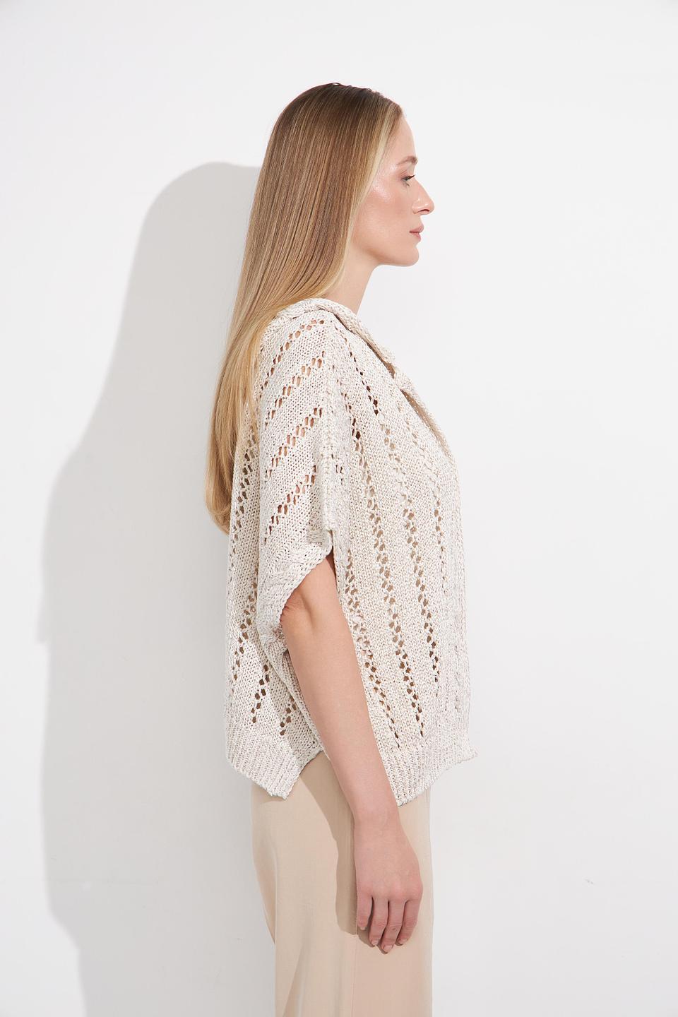 Жакет Monari с ажурной вязкой