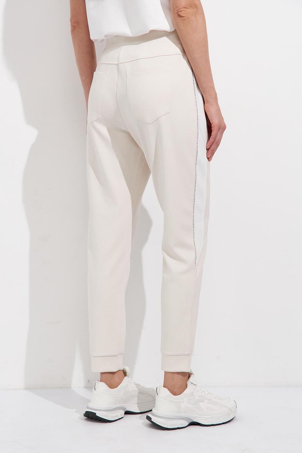 Брюки Monari бежевые с манжетами