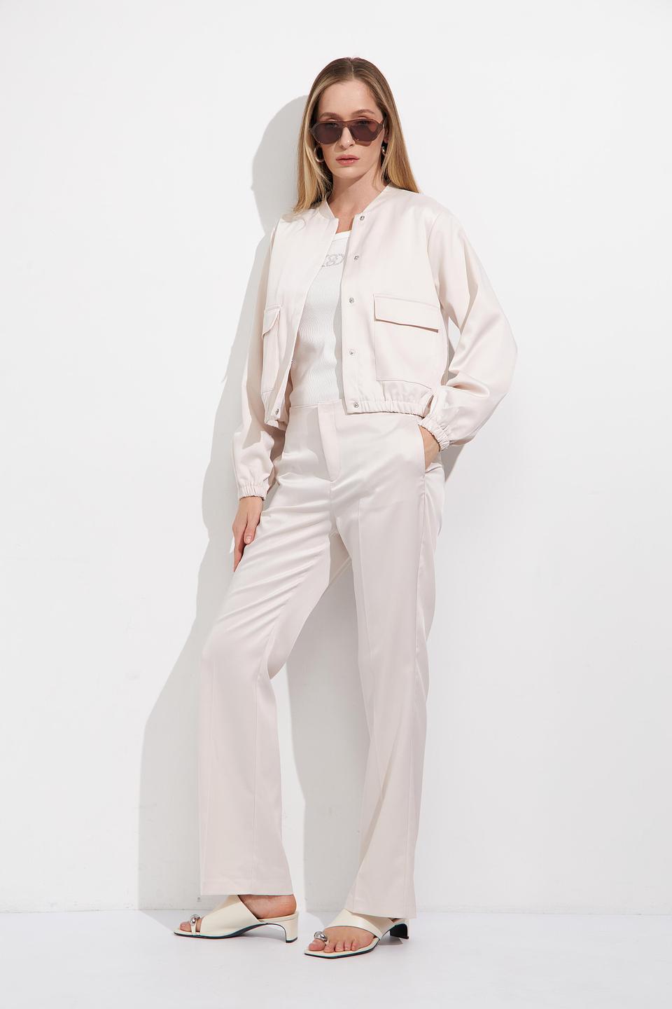 Жакет Monari бежевый укороченный