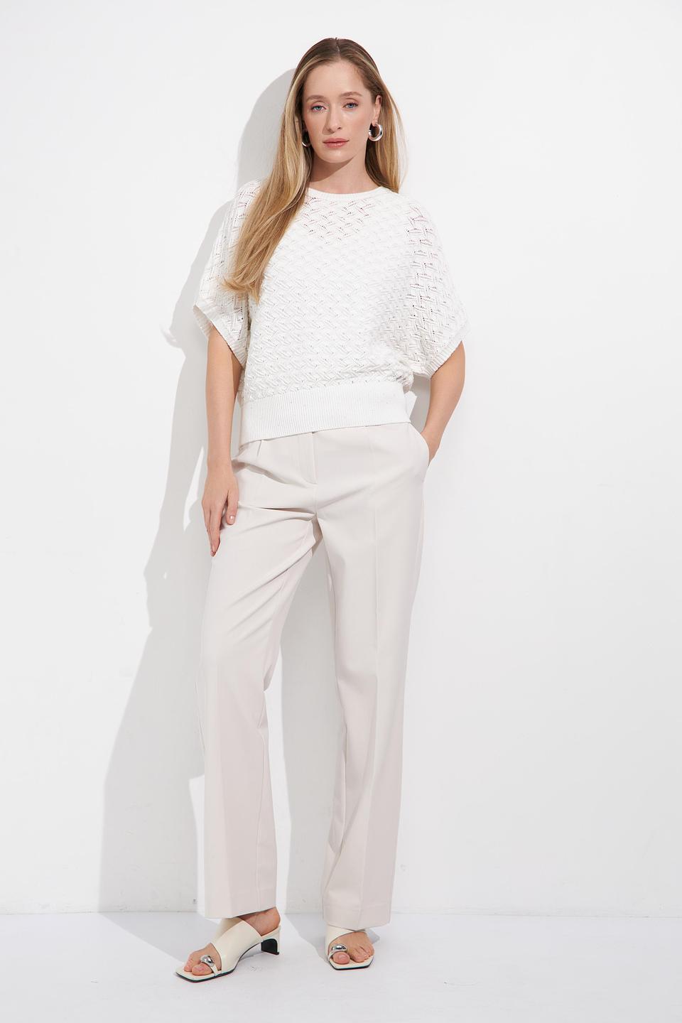 Пуловер Monari с ажурным узором