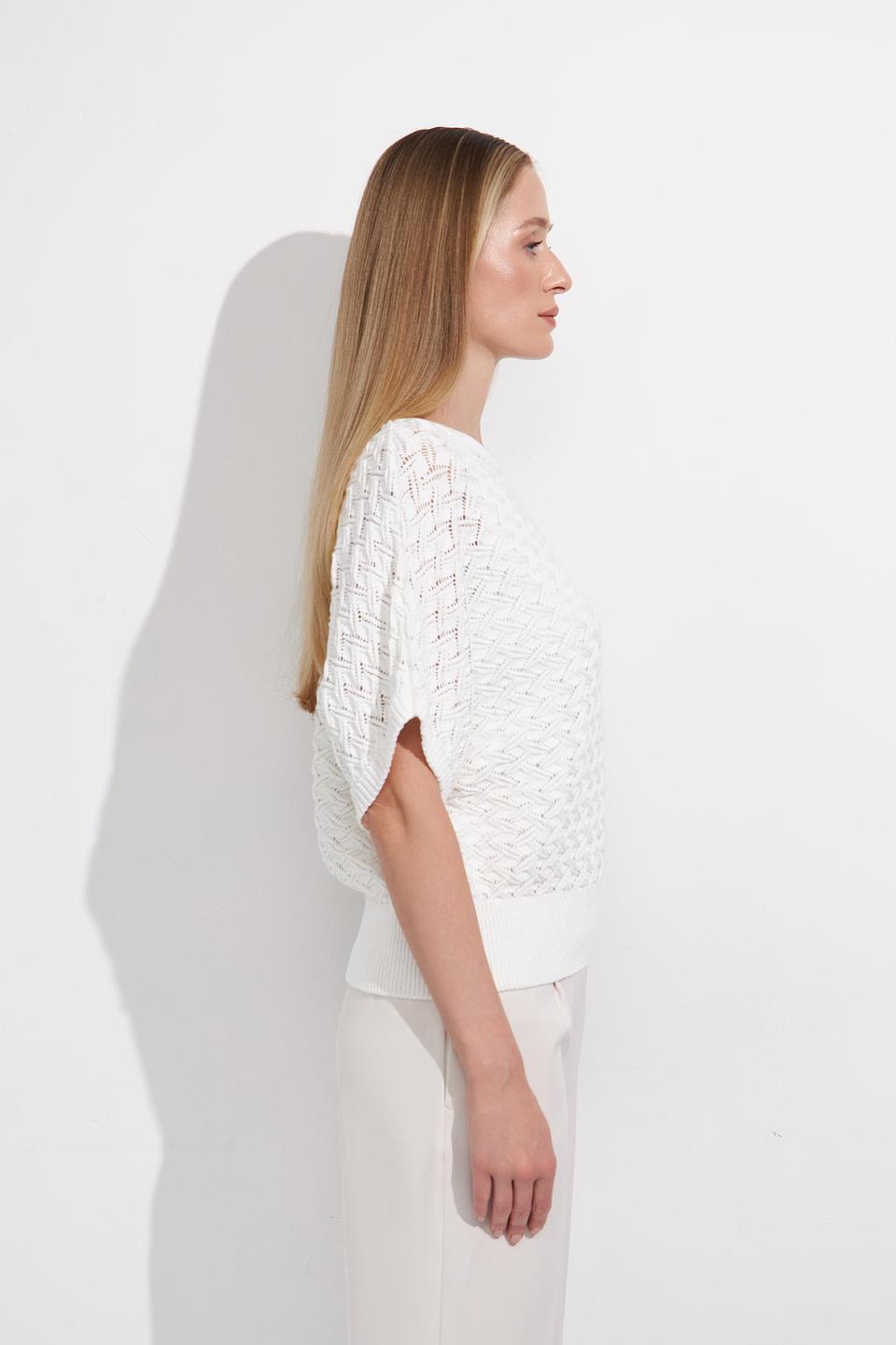 Пуловер Monari с ажурным узором