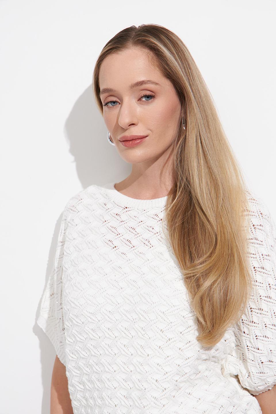 Пуловер Monari с ажурным узором