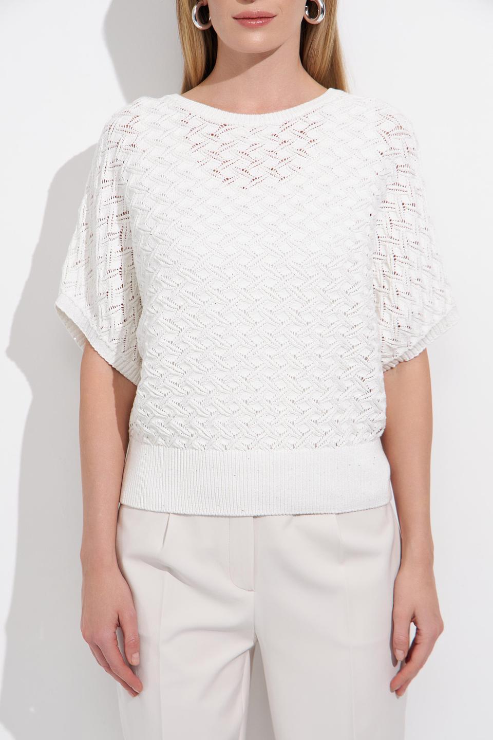 Пуловер Monari с ажурным узором