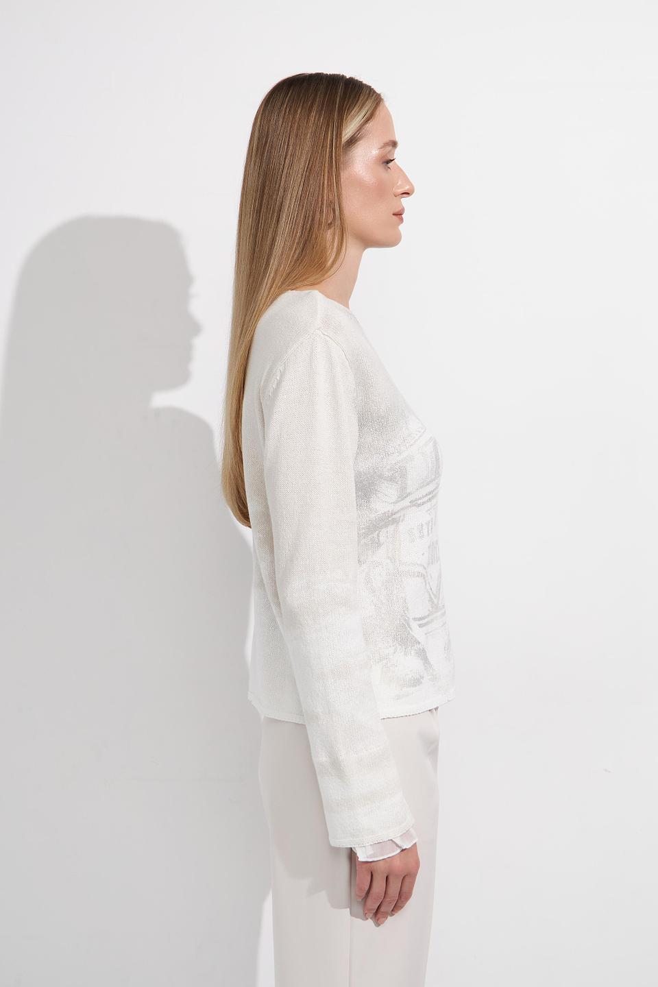 Пуловер Monari с принтом