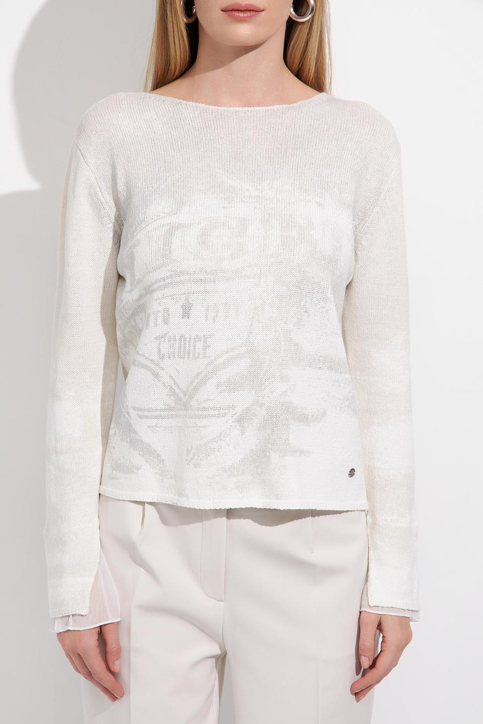 Пуловер Monari с принтом