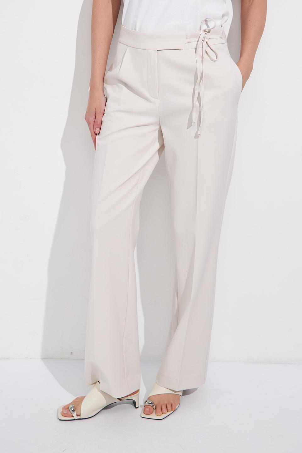 Брюки Monari бежевые с завязками