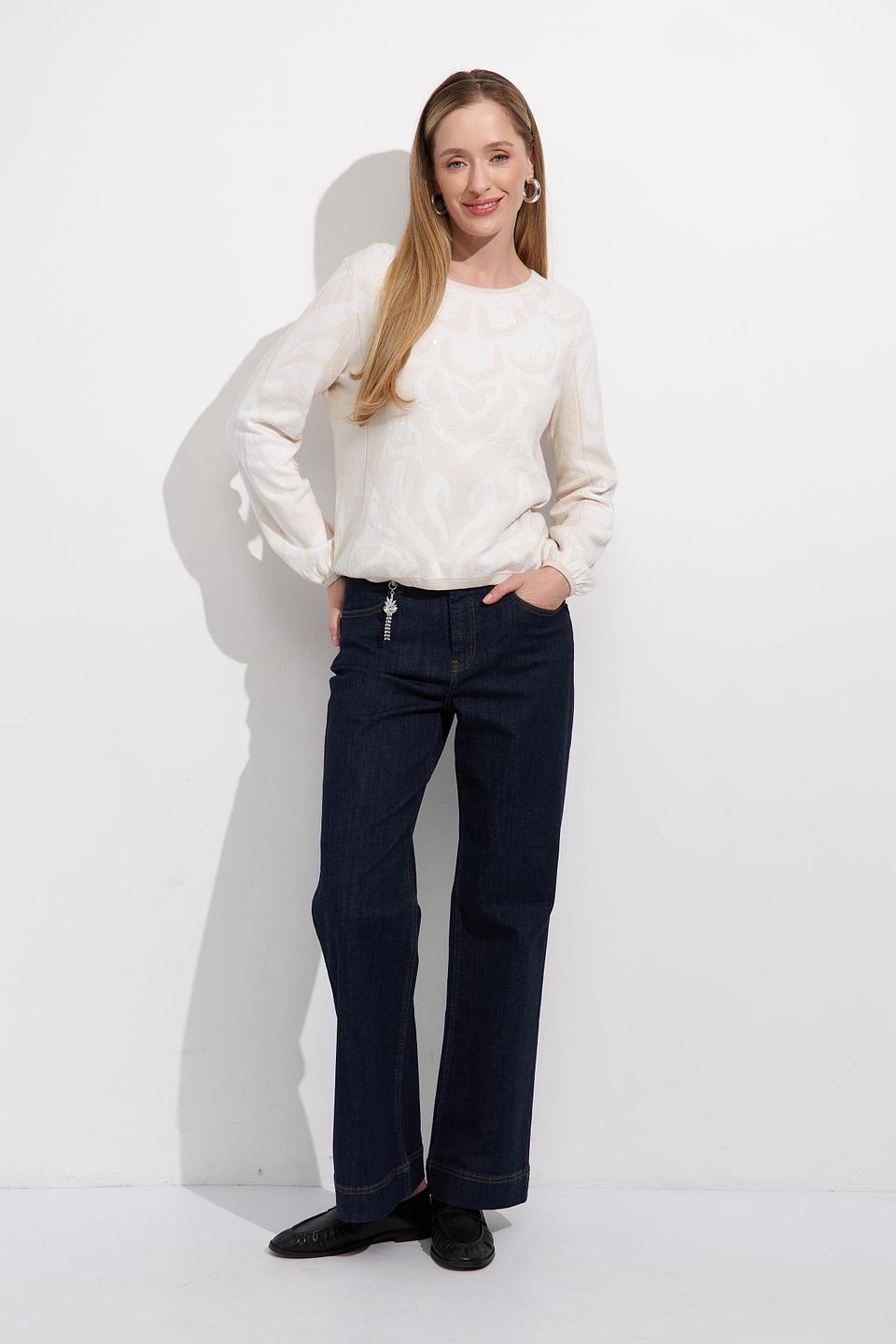 Джинсы Monari с декоративной вышивкой