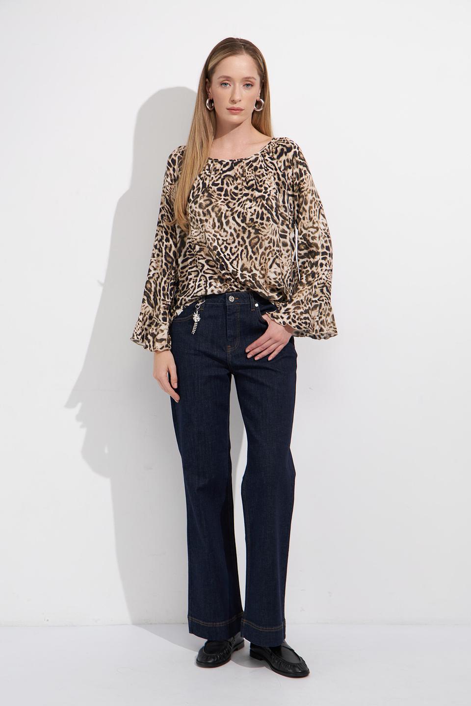 Блуза Monari леопардовый принт