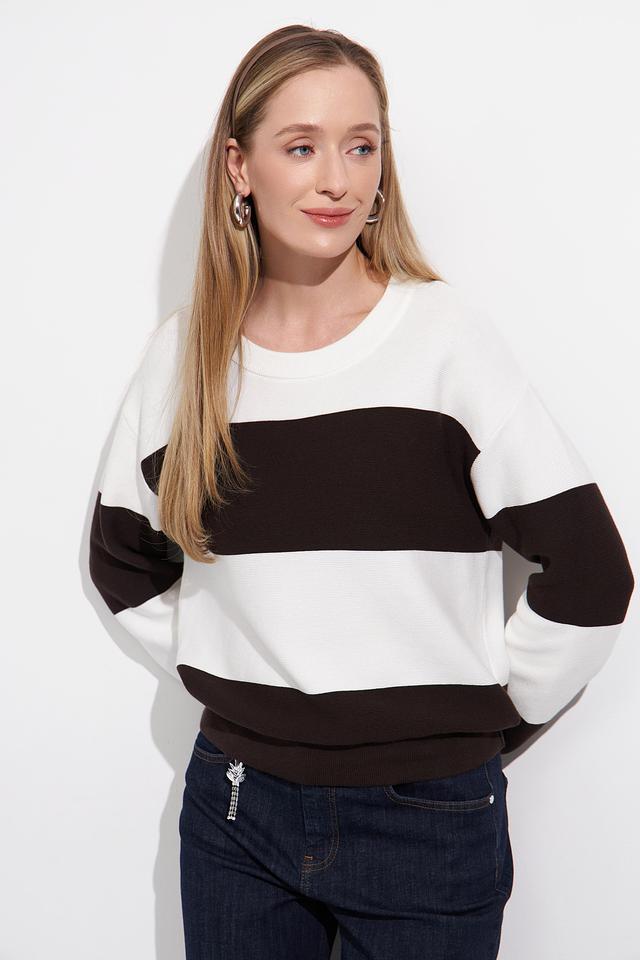 Пуловер Monari в полоску