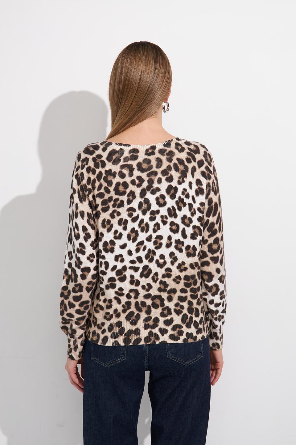 Пуловер Monari леопардовый