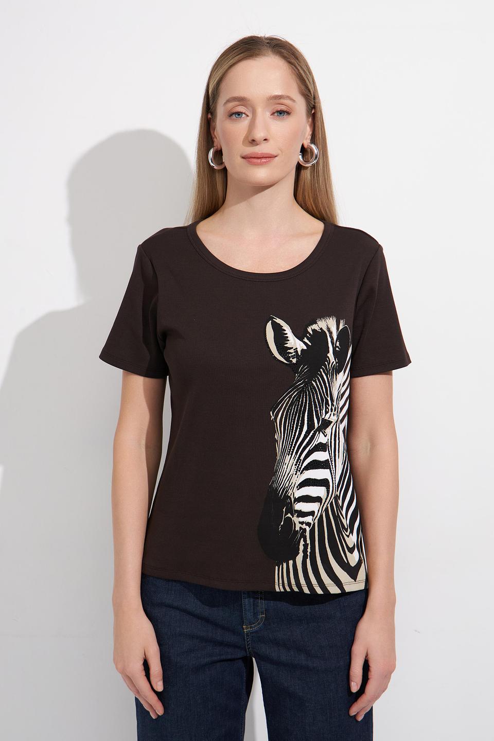 Футболка Monari с зеброй