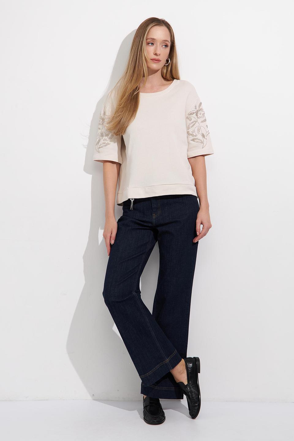 Пуловер Monari с вышивкой