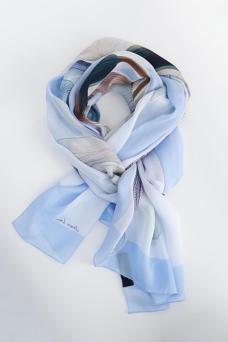 Шарф Marc Cain с цветочным принтом