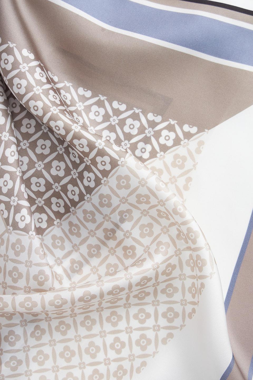 Шарф Fabretti с цветочным принтом