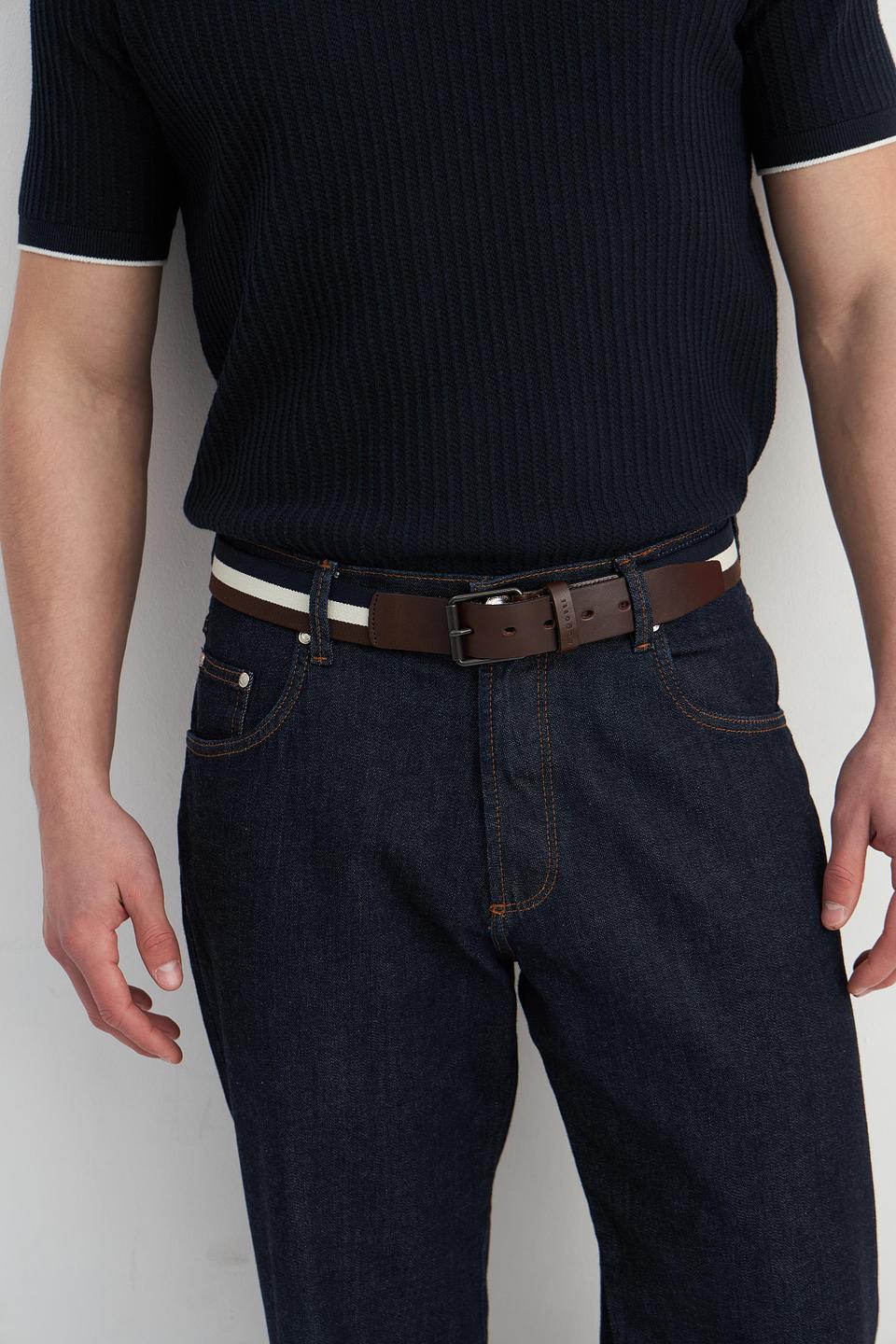 Ремень Bugatti ACC коричневый